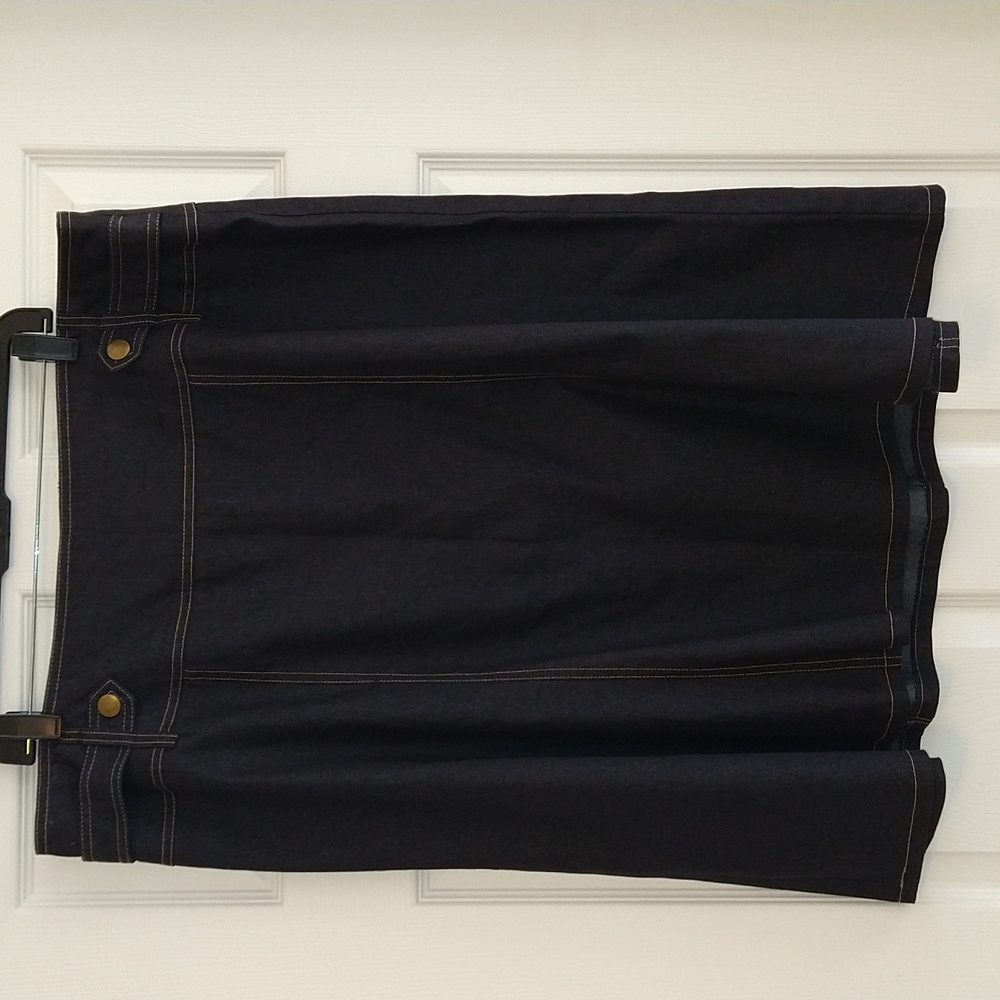 New York and Company, denim skirt, size 18W, used, womens